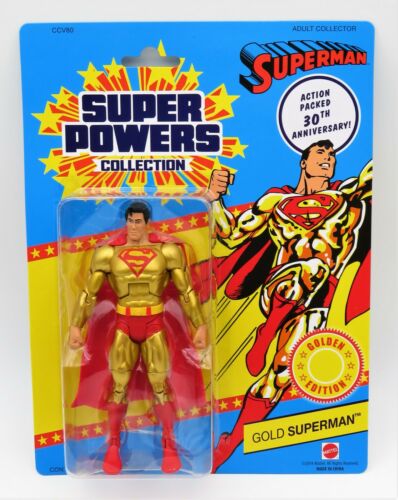 Mattel Super Powers Collection 30th Anniversary Gold Superman Action F Amalga Market 6943